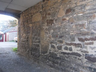 The-Massive-Stone-of-a-Bastle-House-Wall-in-Haltwhistle-Northumberland